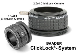 Das Baader ClickLock System - 1.25 und 2 Zoll