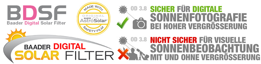 BDSF - Baader Digital Solar Filter