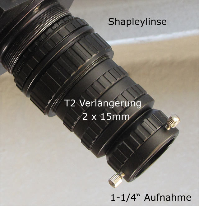Shapleylinse T2 Verlängerung