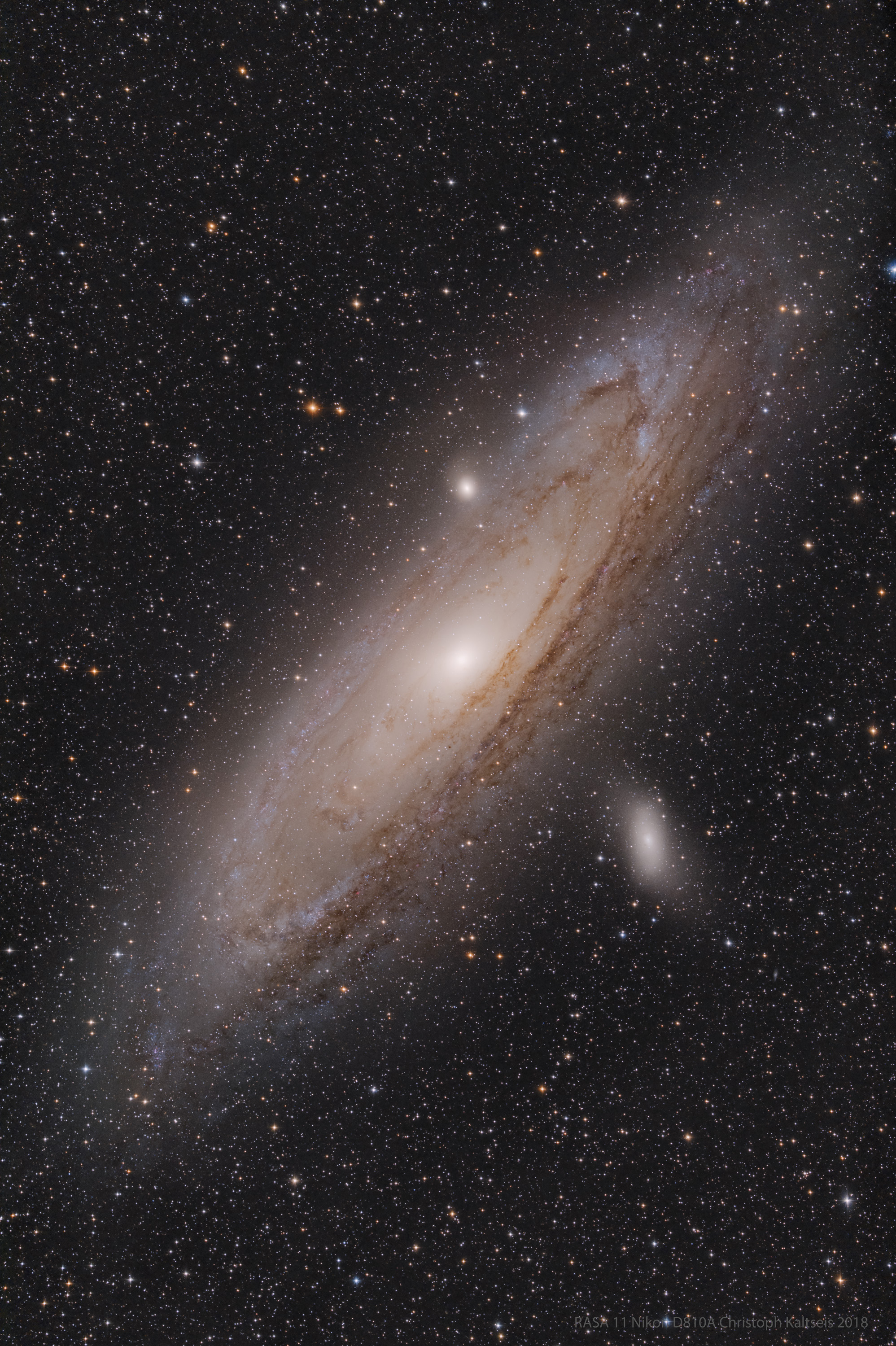 M31 aufgenommen mit Celestron RASA 11 f2.2 - Christoph Kaltseis