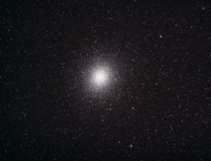 Omega Centauri, Addition von 10 Einzelbildern bei 500 ASA, je 30 Sekunden belichtet