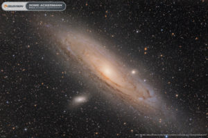 Die Andromedagalaxie M31 mit 38x180 Sekunden