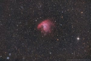 Der Pacman-Nebel NGC281, 23x180 Sekunden