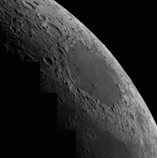 grosses crisium mosaik Mondbilder Astrofotografie