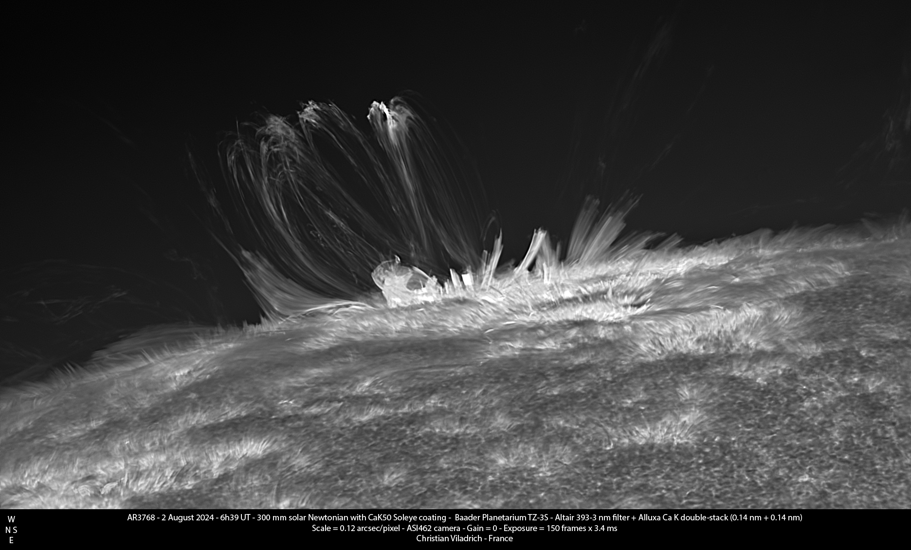 Neue Wege in der CaK-Sonnenbildgebung mit den Telezentrischen Systemen von Baader Planetarium