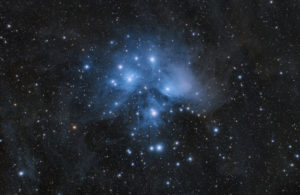 M45 - the Plejades taken with Baader APO and GM 1000 HPS