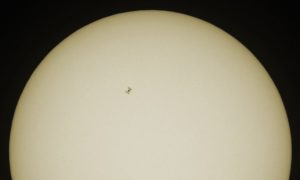 ISS Solar Transit with AstroSolar Photo Film