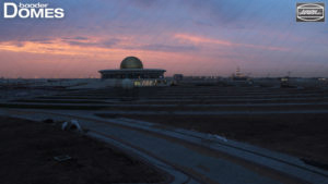 Sharjah Astro Center bei Dubai im Bauprozess