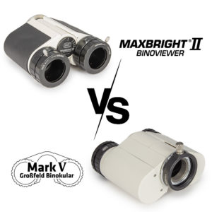 Differences between MaxBright II and Mark V Großfeld (Giant) Binocular