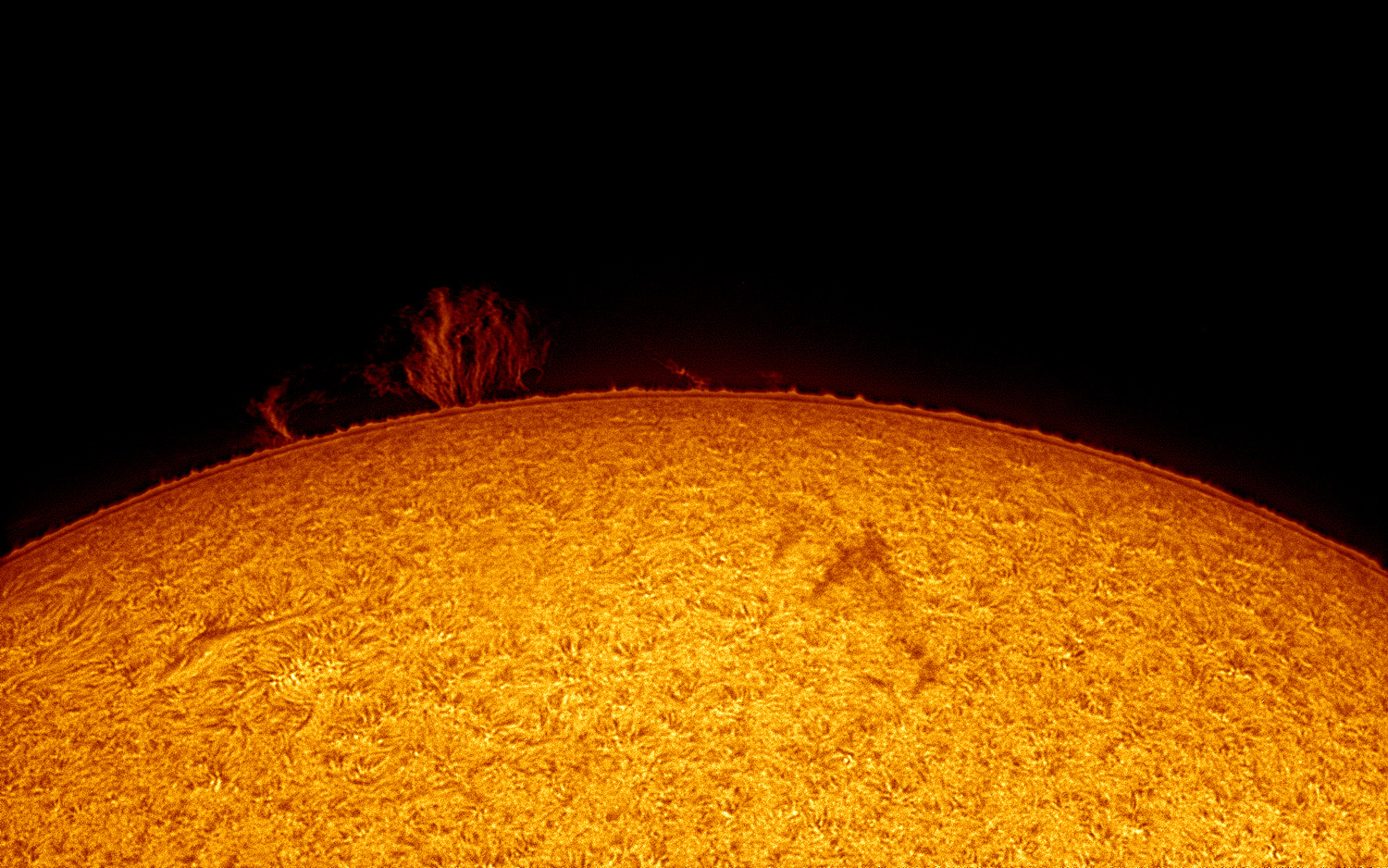 Solar imaging with the TEC 140 f/7 Fluorite Apochromat