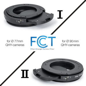 Die beiden Versionen des FCCT für verschieden große QHY Kameragehäuse.