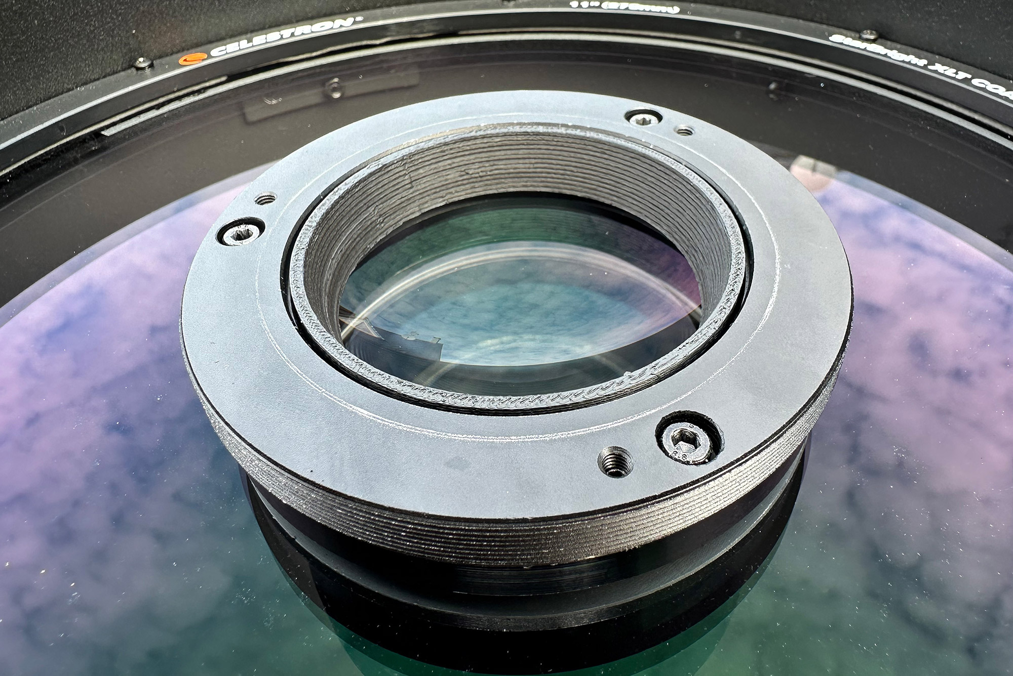 Celestron RASA 11" and the Baader UFC System (avoid reflections)
