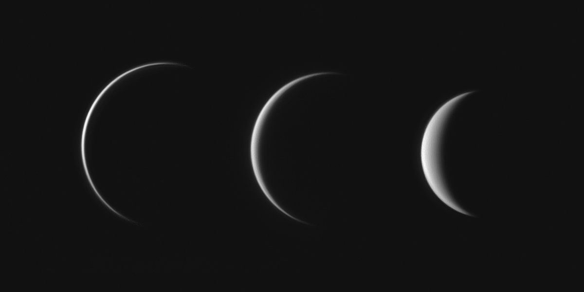3 Venus Aufnahmen zu verschiedenen Zeiten mit IR Passfilter