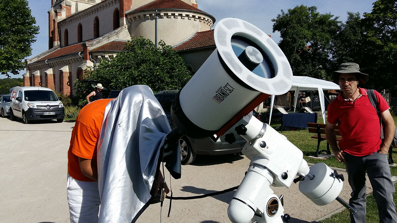 Triband 8" im Test auf dem ROS-Astronomentreffen