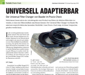 Universell Adaptierbar: Universal Filter Changer im Praxis-Check