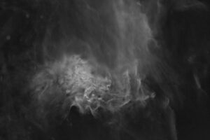 IC405, nachdem die Sterne entfernt wurden, um die Präsenz des Nebels zu erhöhen.