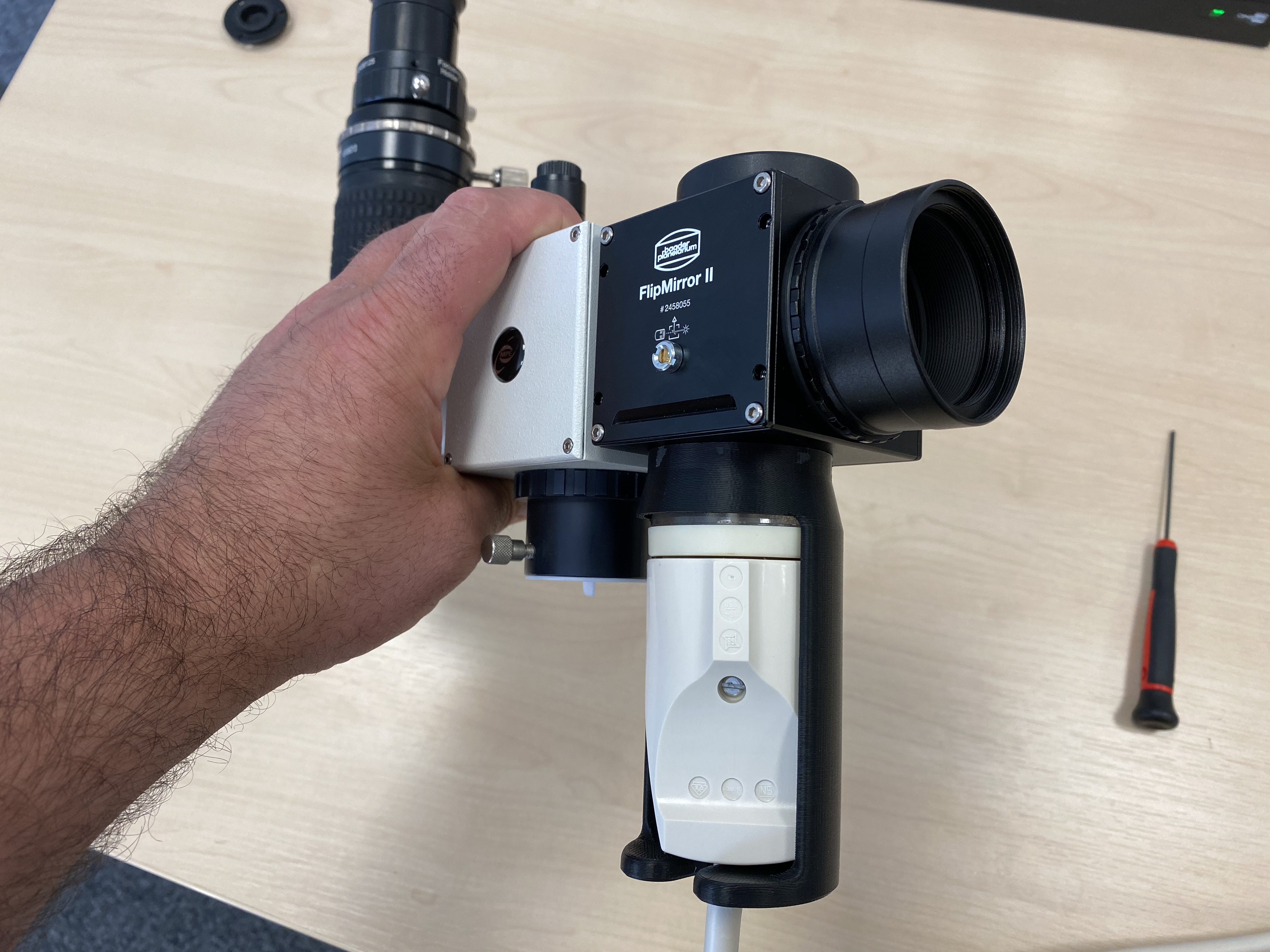 Kostenlos zum Download: 3d-druckbare Baader FlipMirror-Adapter und Halter