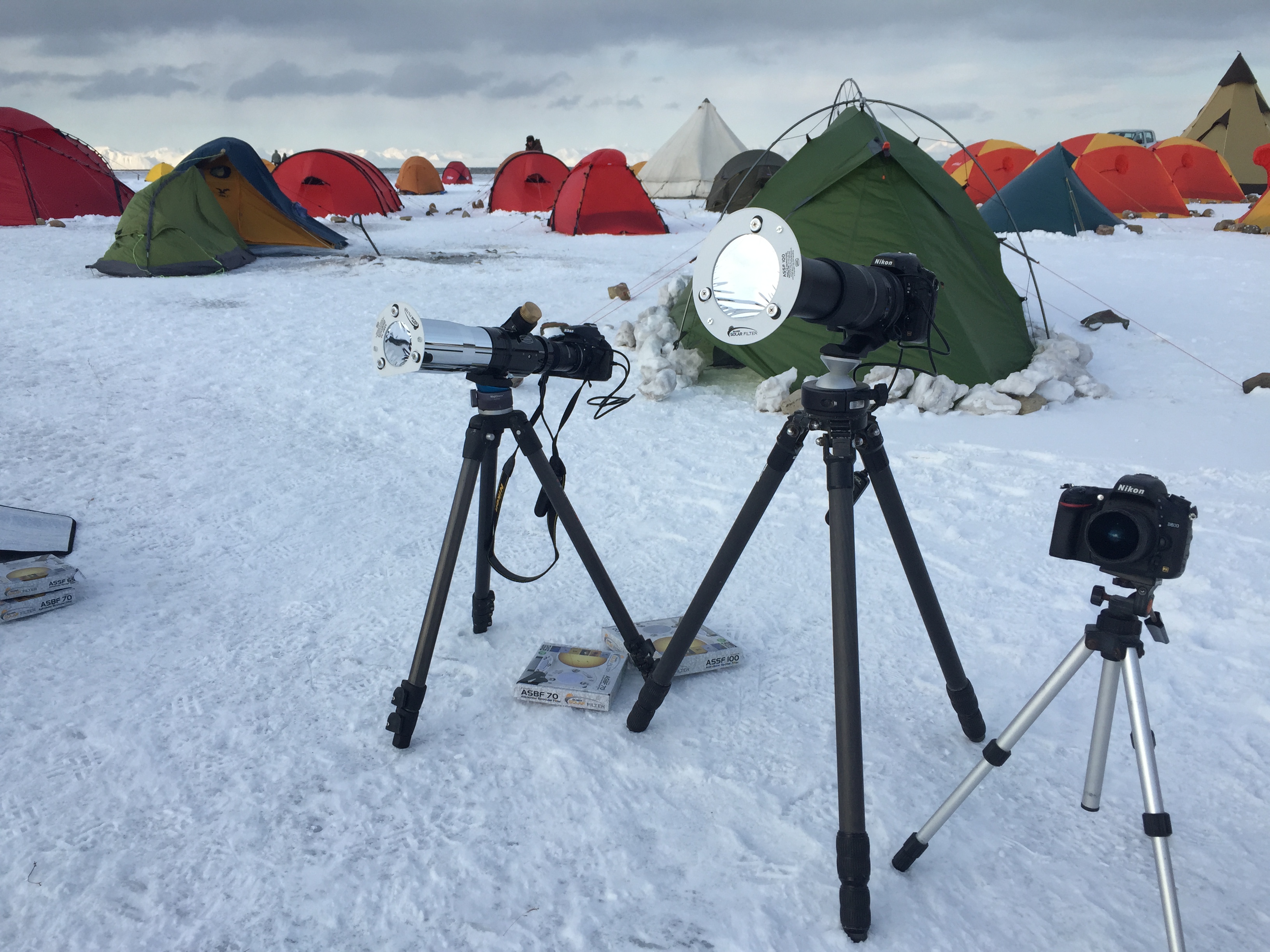 ASSF: AstroSolar Spotting Scope Filter OD 5.0 (50mm - 150mm) - English