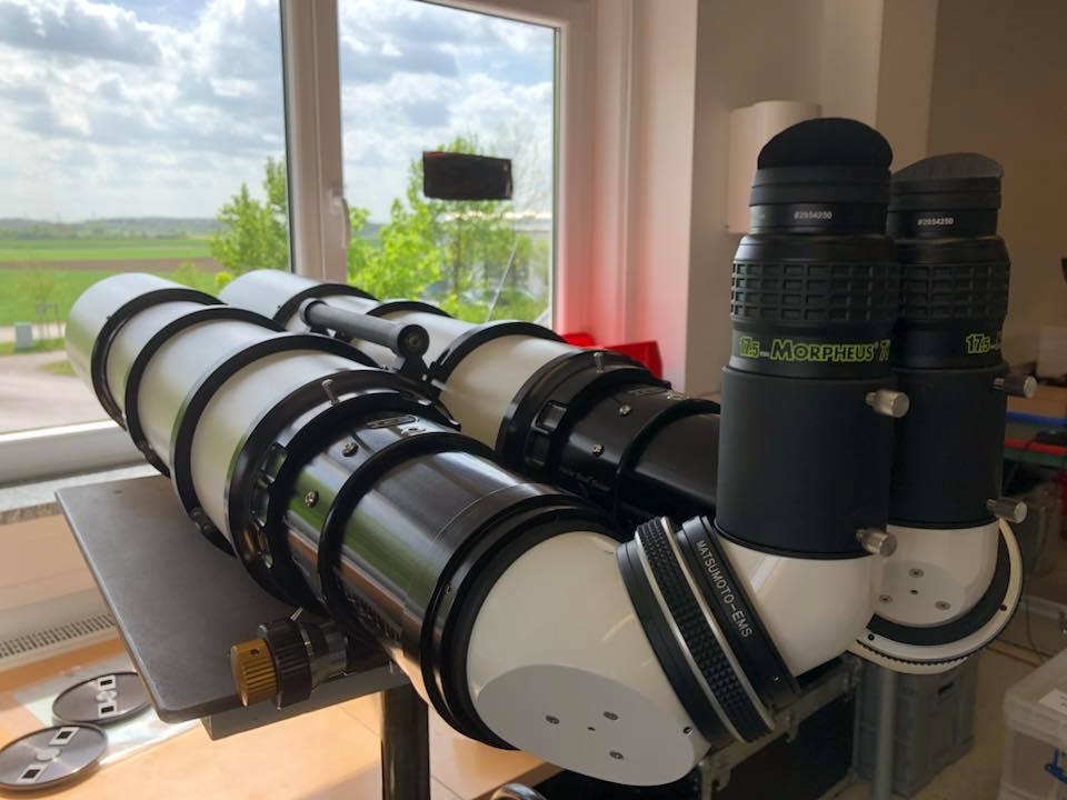Anwendung: TEC Bino 140 ED mit Baader Morpheus Okularen