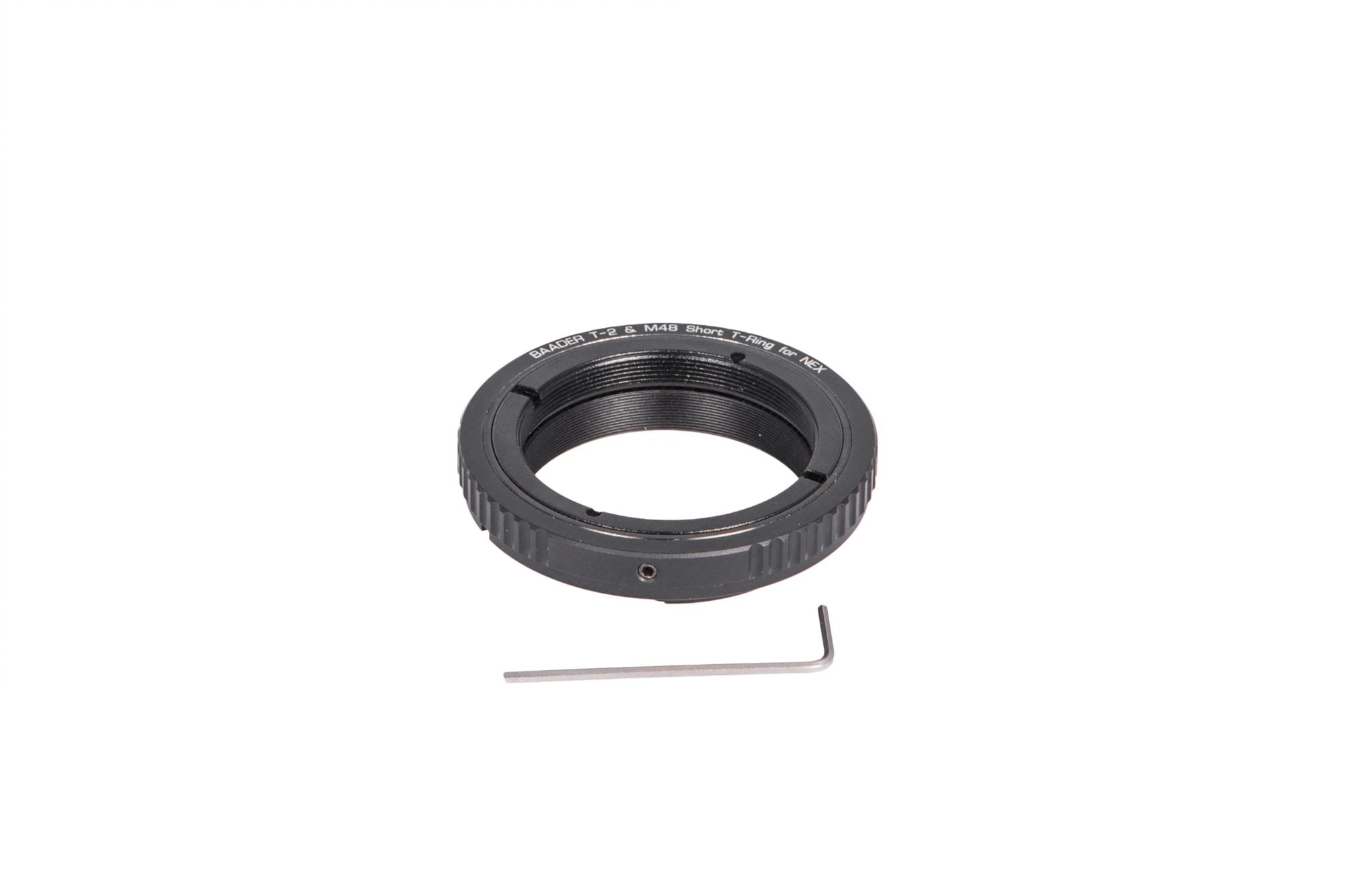 Wide-T-Ring Sony E/NEX Bajonet with D52/M48i to T-2i - English