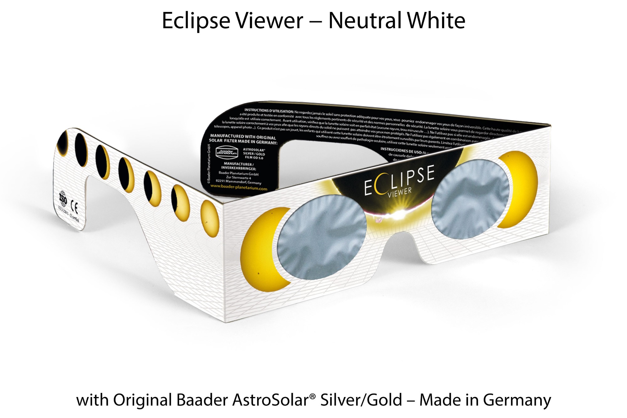 Solar / Eclipse Viewer AstroSolar® Silver/Gold (various Designs 