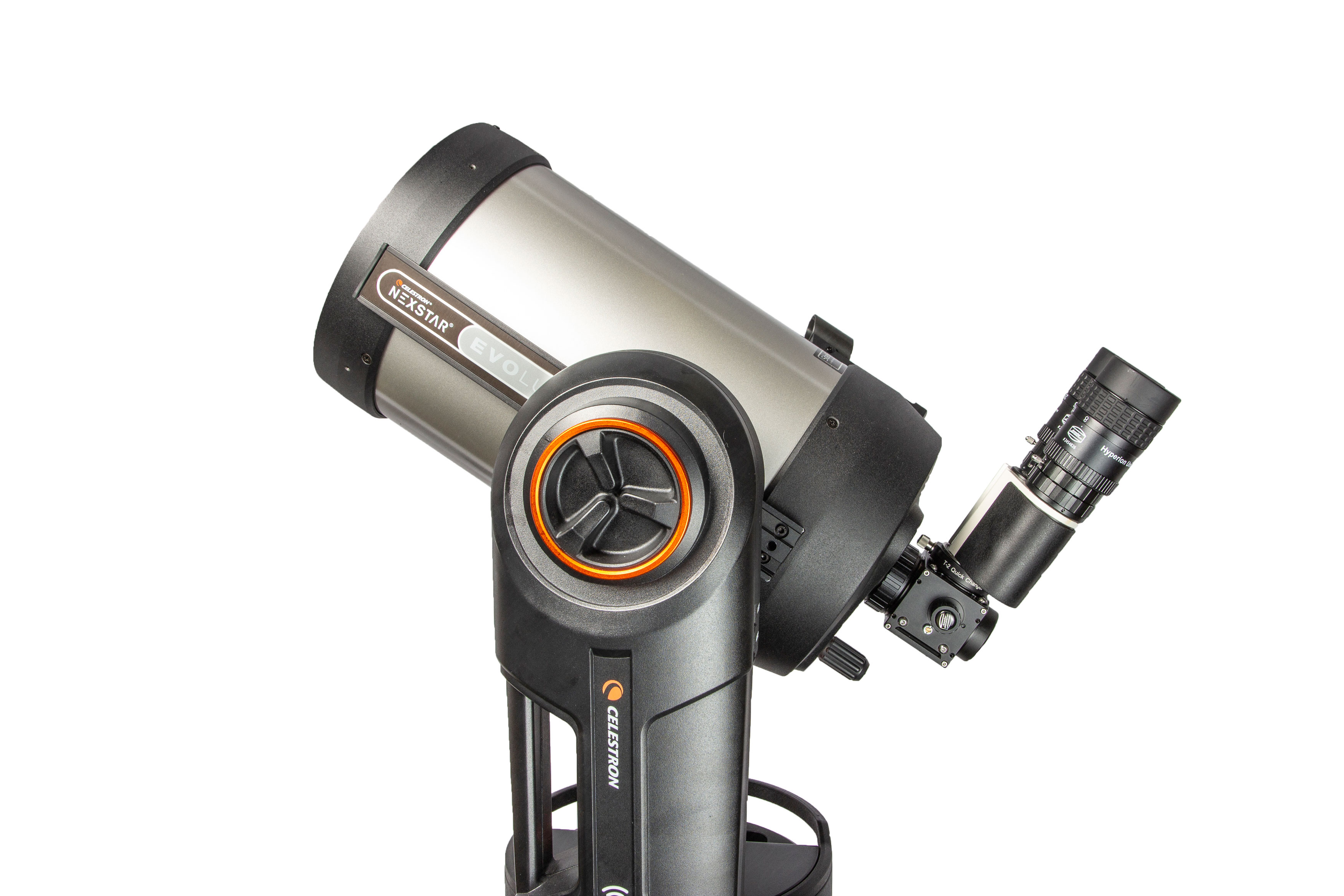 Anwendungsbild: MaxBright II Binokular mit FlipMirror II in Verwendung als vollwertiger Zenitspiegel