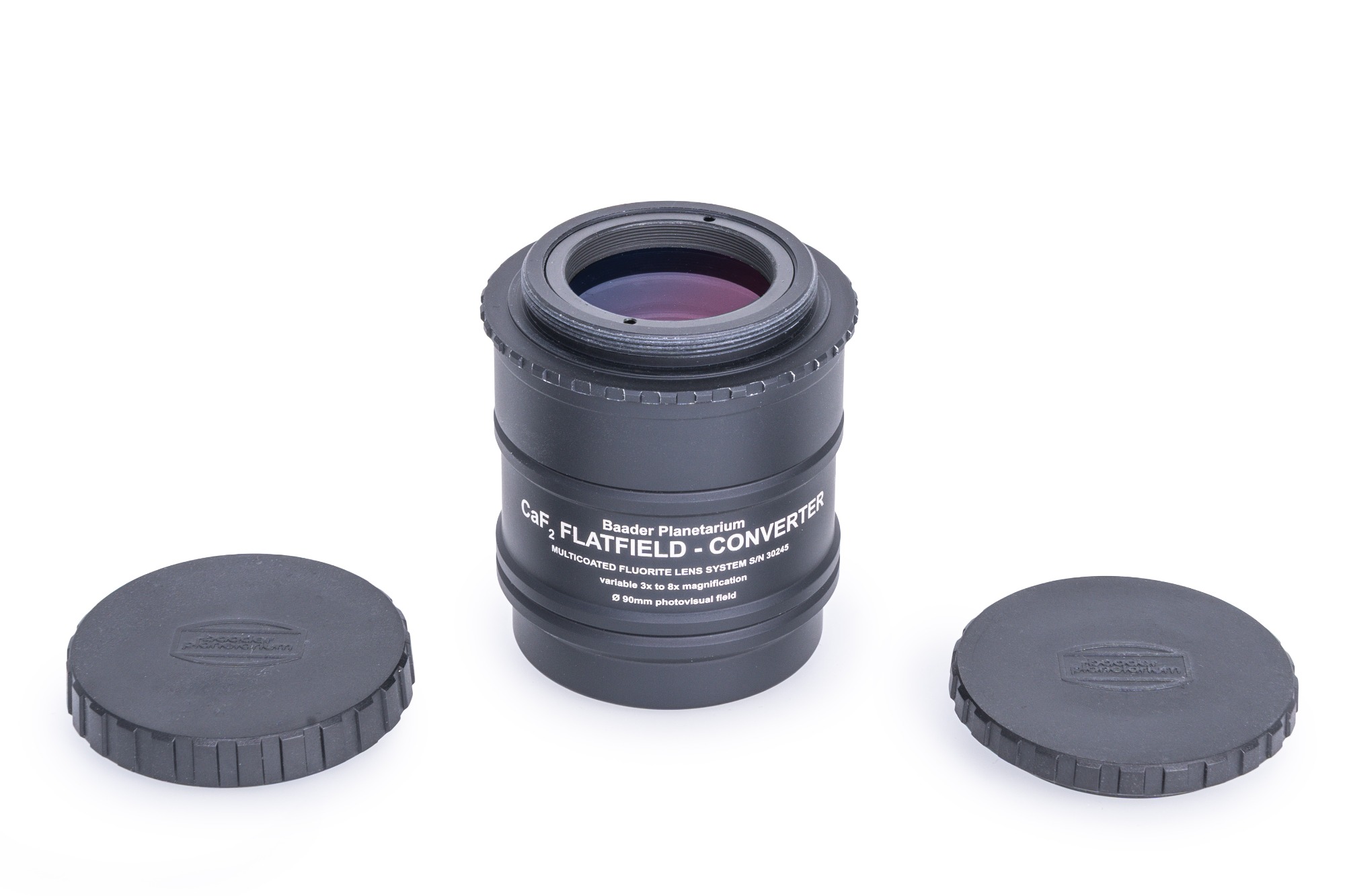 FFC – Fluorite Flatfield Converter (3x-8x Barlow Lens) - English