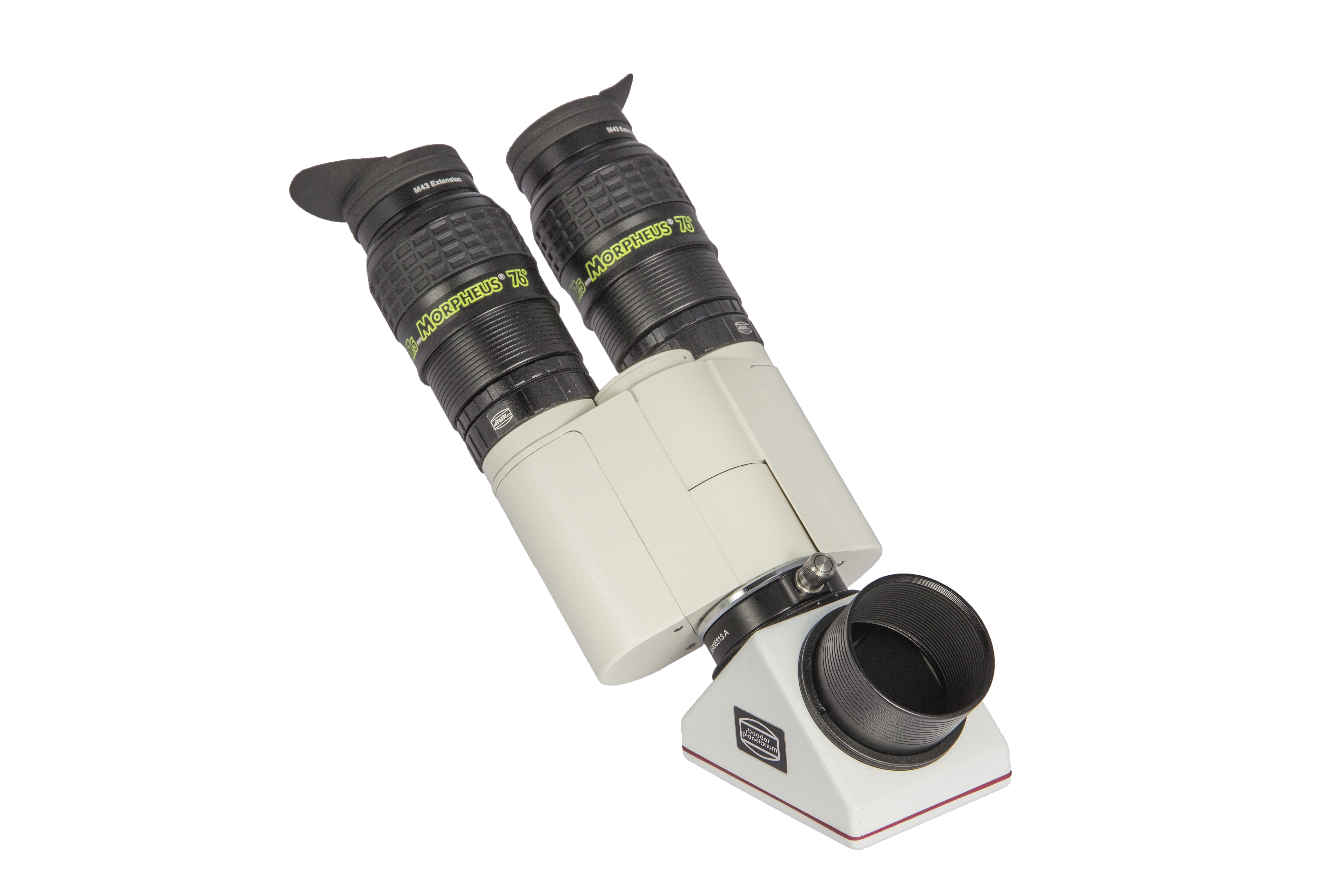 Anwendungsbild: Mit ClickLock Zenitspiegel und schlanken Morpheus 17.5mm Okularen