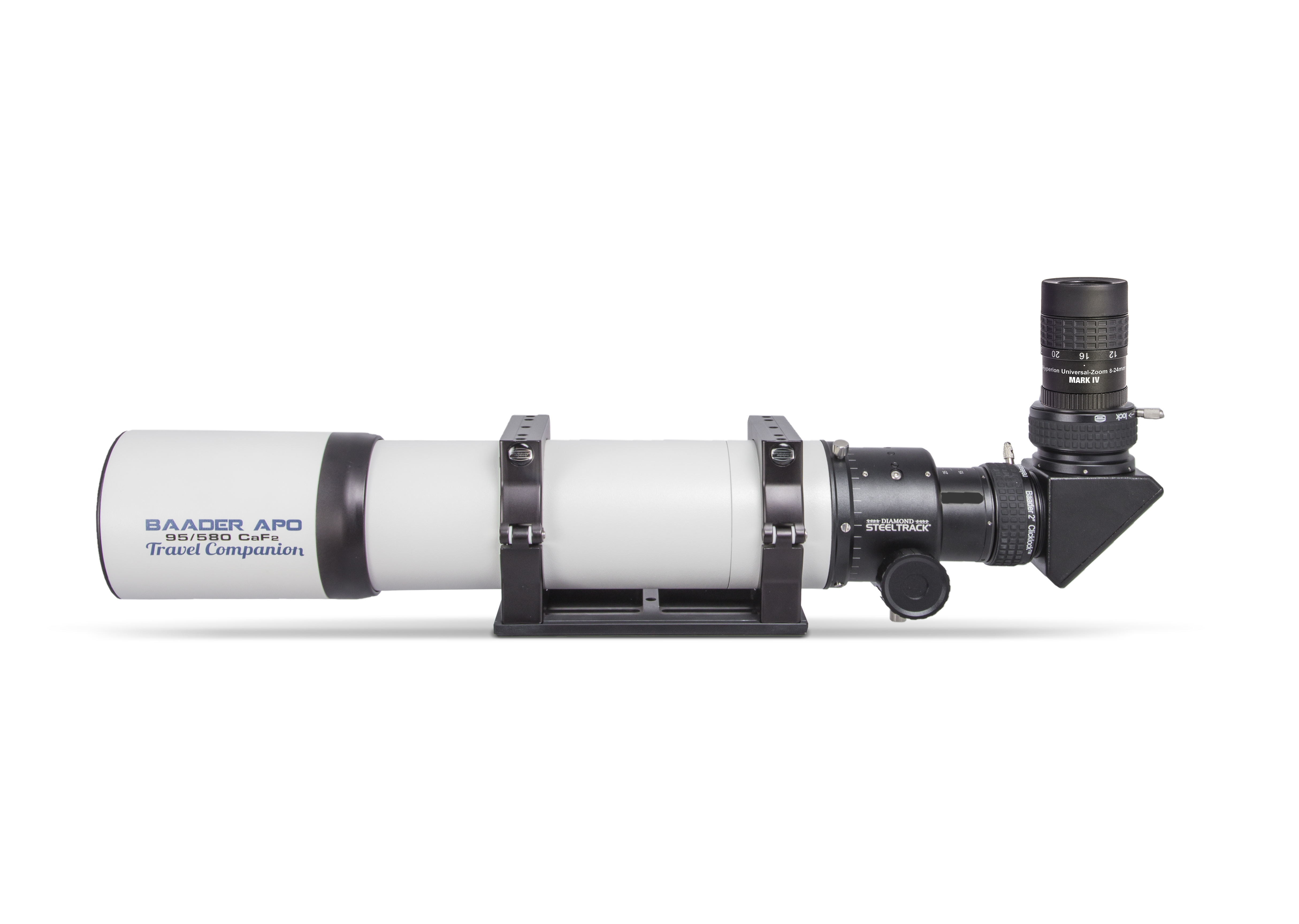 Anwendungsbild: Baader APO mit S58 ClickLock, BBHS Zenitspiegel und Hyperion Universal Zoom Mark IV Okular