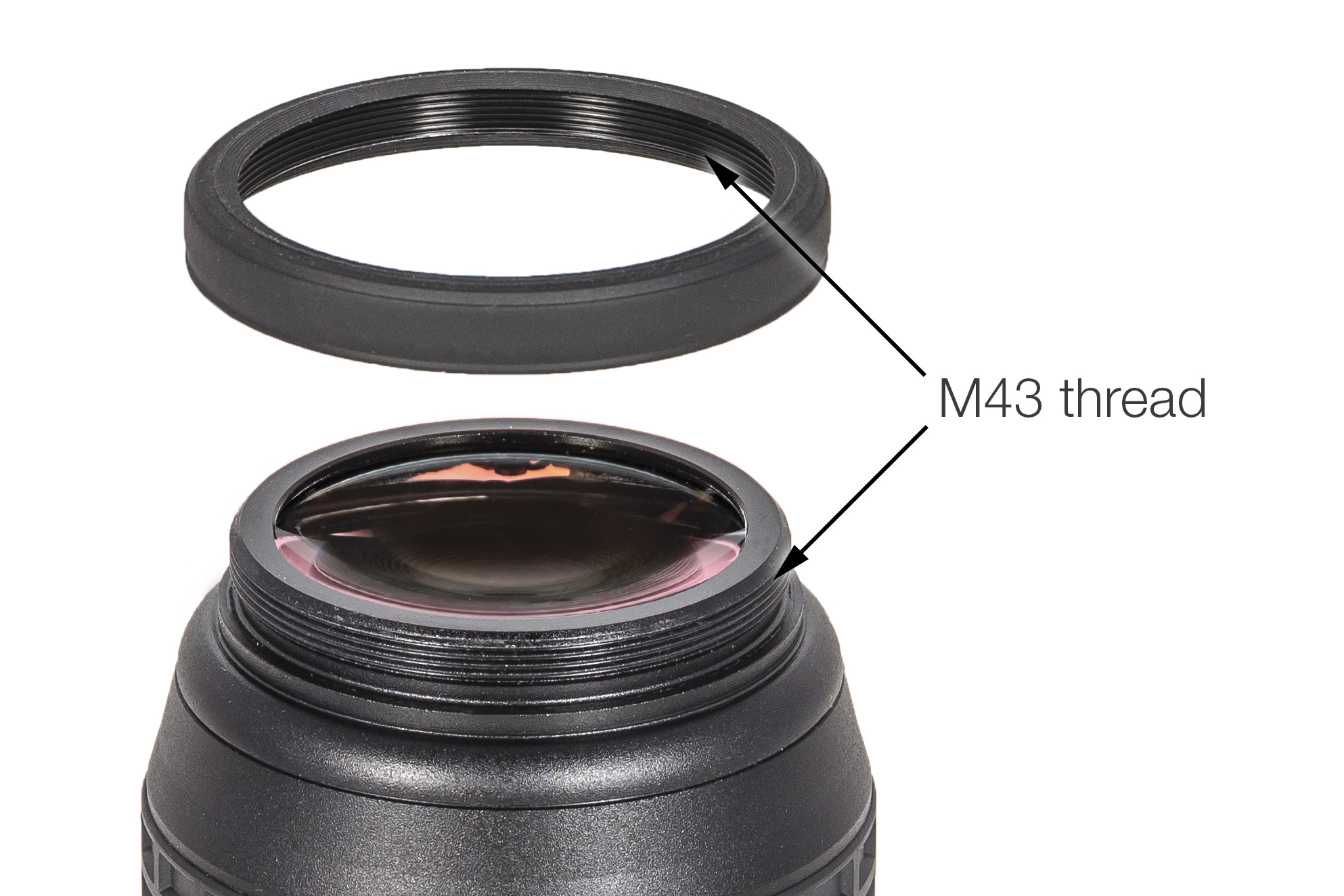 Morpheus® 76° eyepiece set (complete) - English