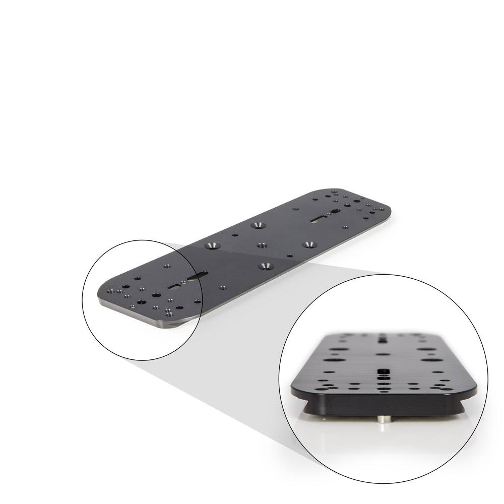 Baseplate 300mm for Guidescope Rings (Size I & II) and 3" Double Mounting Plate