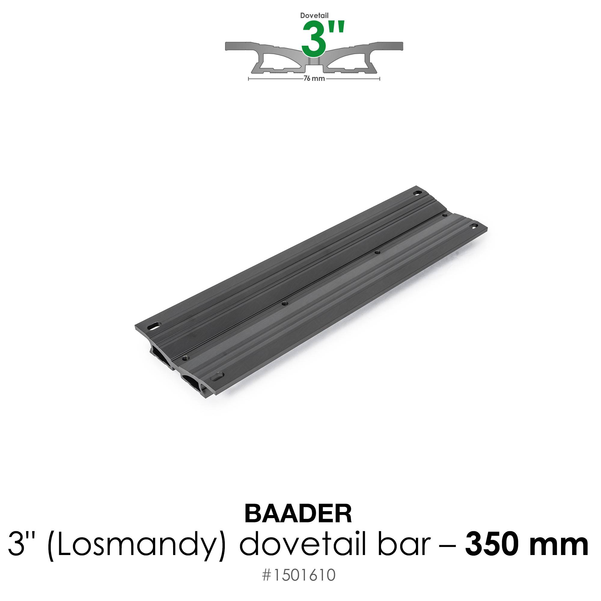 Dovetail Bar 3", 350mm (14") – for Custom builds