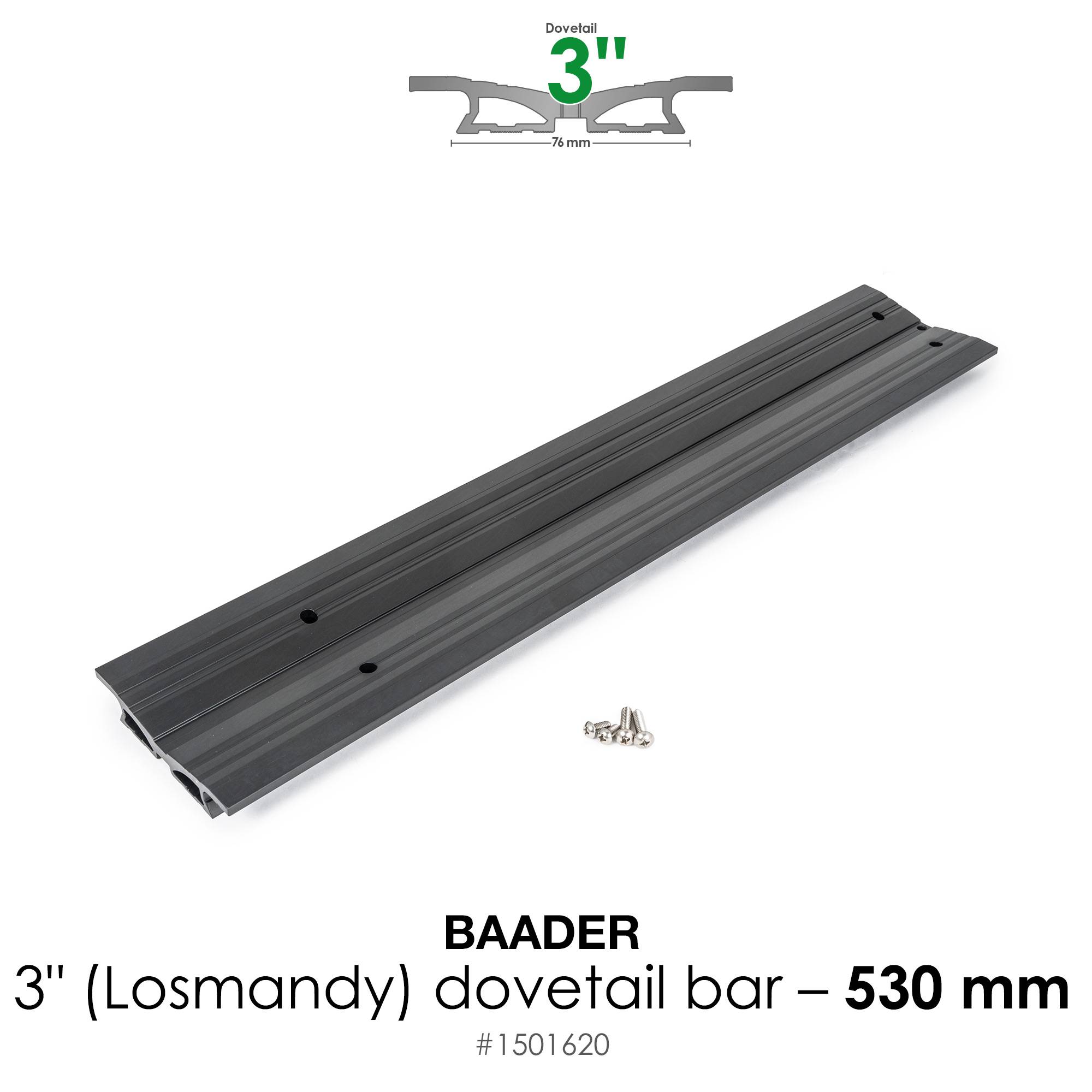 Dovetail Bar 3", 530mm (20,5") – for Celestron / Custom builds