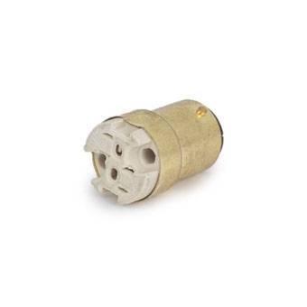 Ceramic holder for halogen bulb