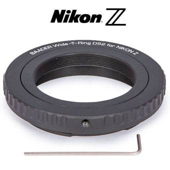 Wide-T-Ring Nikon-Z mit D52 auf T-2i