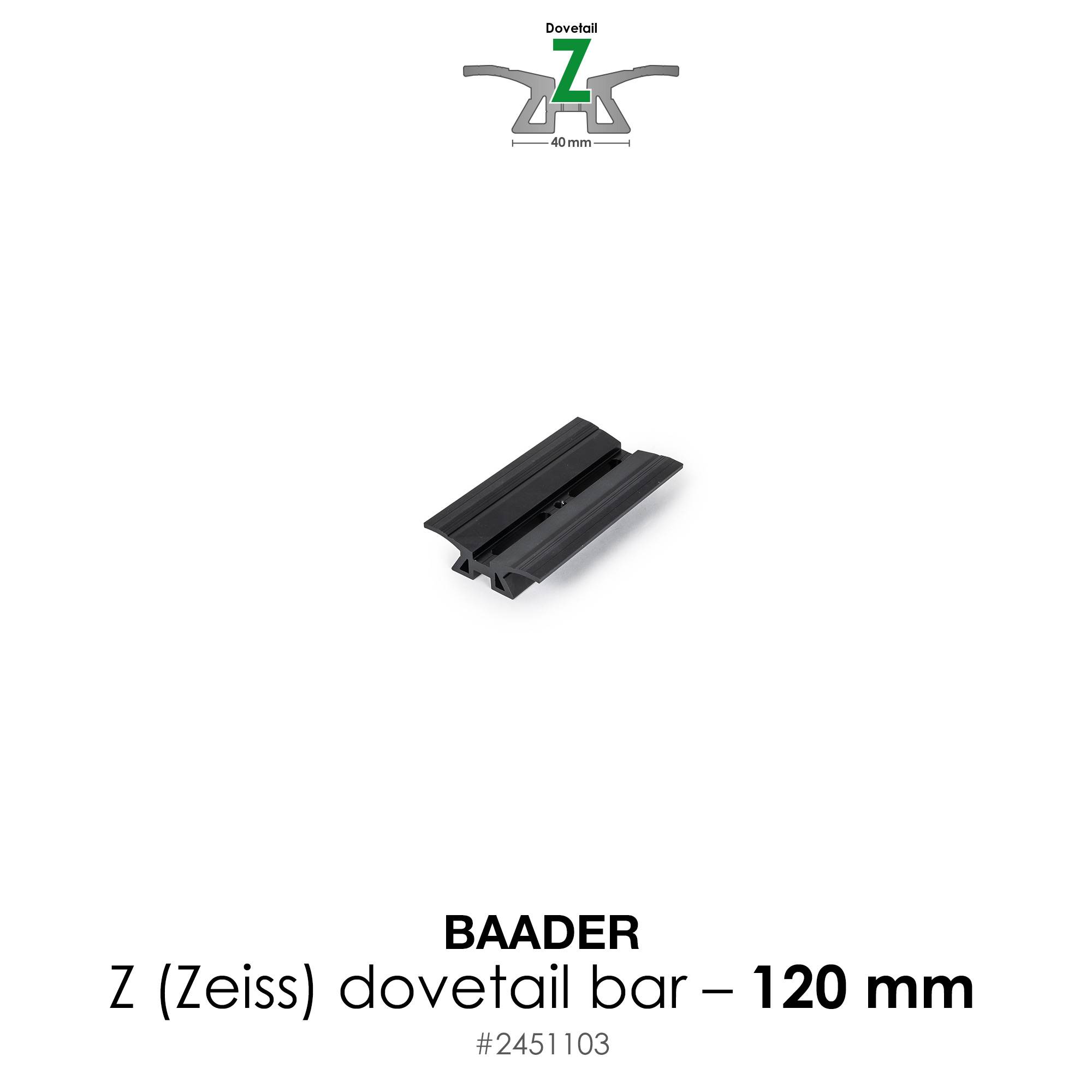 Dovetail Bar Z, 120mm (4,7") – for Zeiss/Astro-Physics