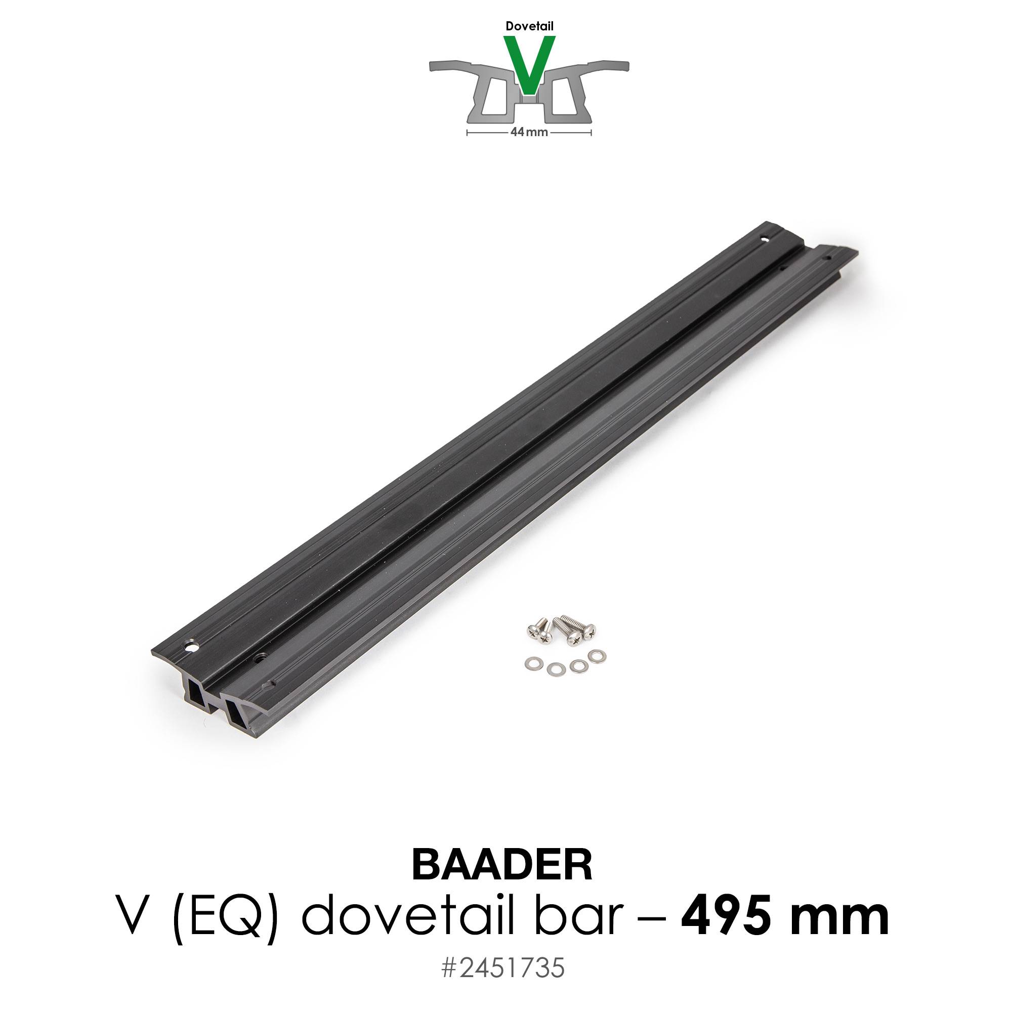 Dovetail Bar V, 495mm (19,5") – for Celestron RASA 8" 