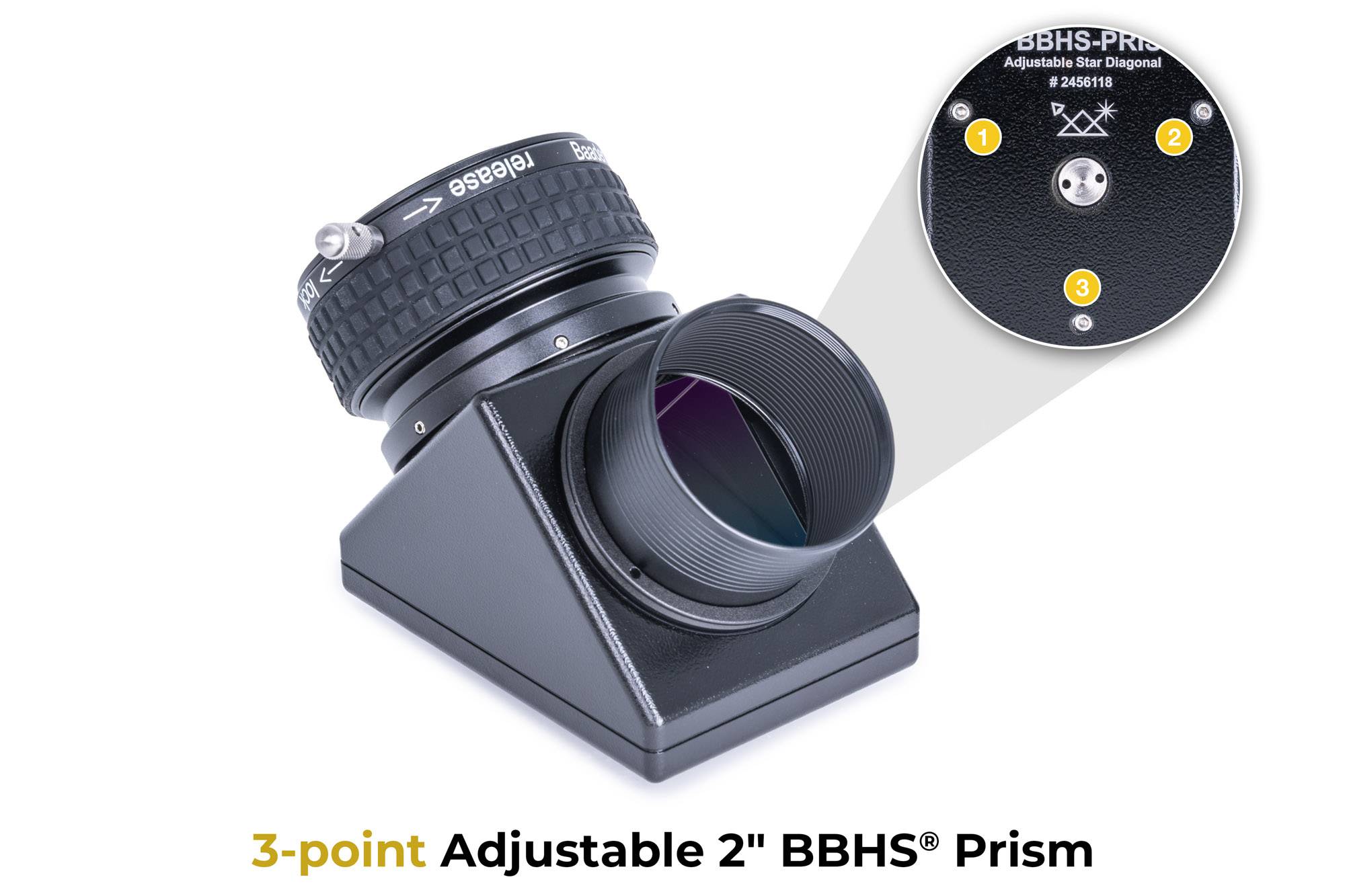 2" BBHS® Prism – Adjustable Star Diagonal