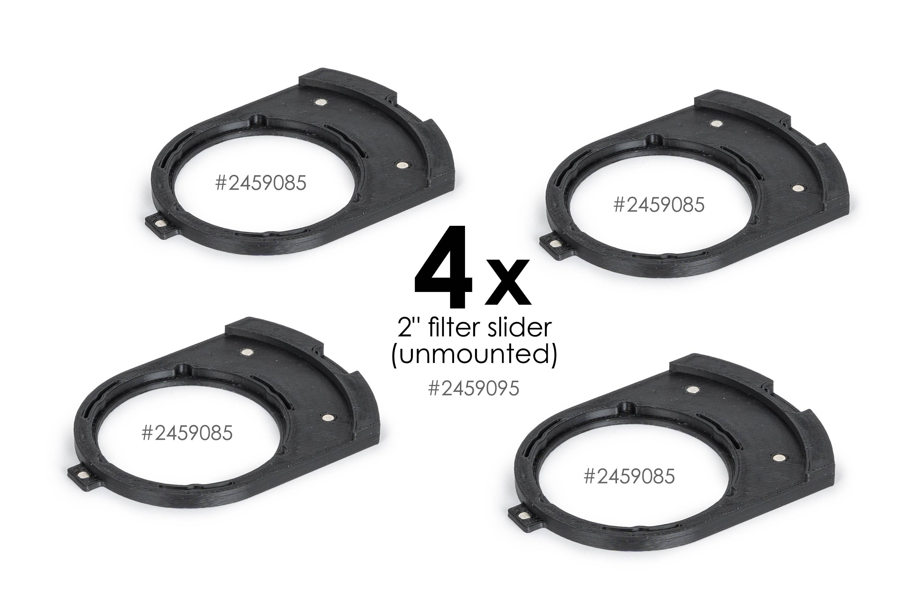 FCCT Filter Holder Set: 4x 2" (Ø 47,4 mm) – 3D-printed