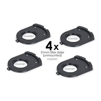 FCCT Filter Holder Set: 4x 31mm – 3D-printed
