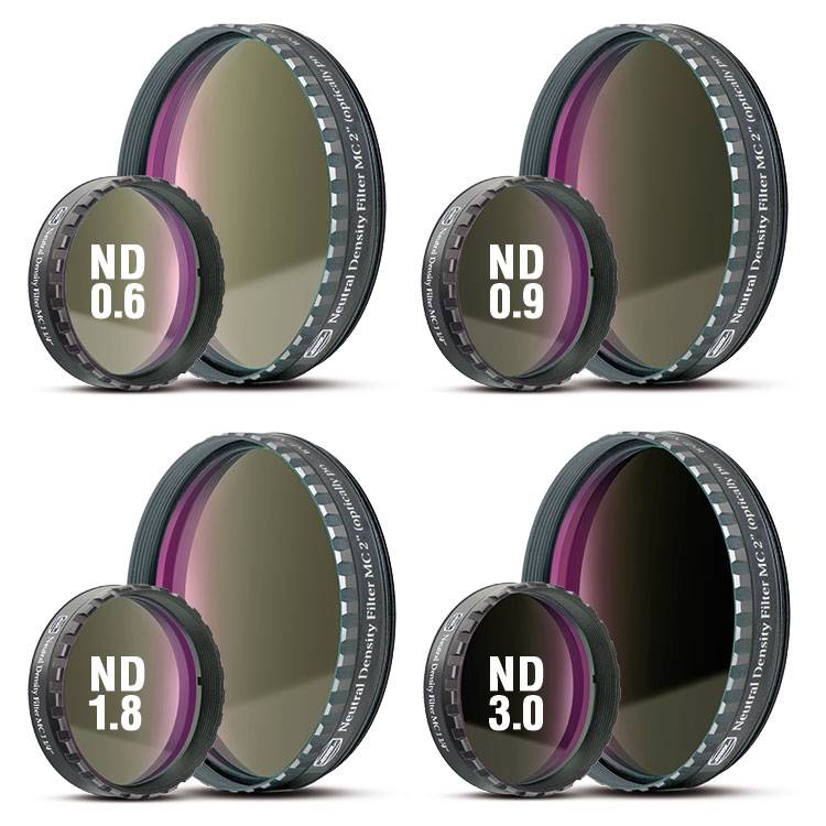Neutraldichte (Grau-)Filter, ND 0,6 / 0,9 / 1,8 / 3,0