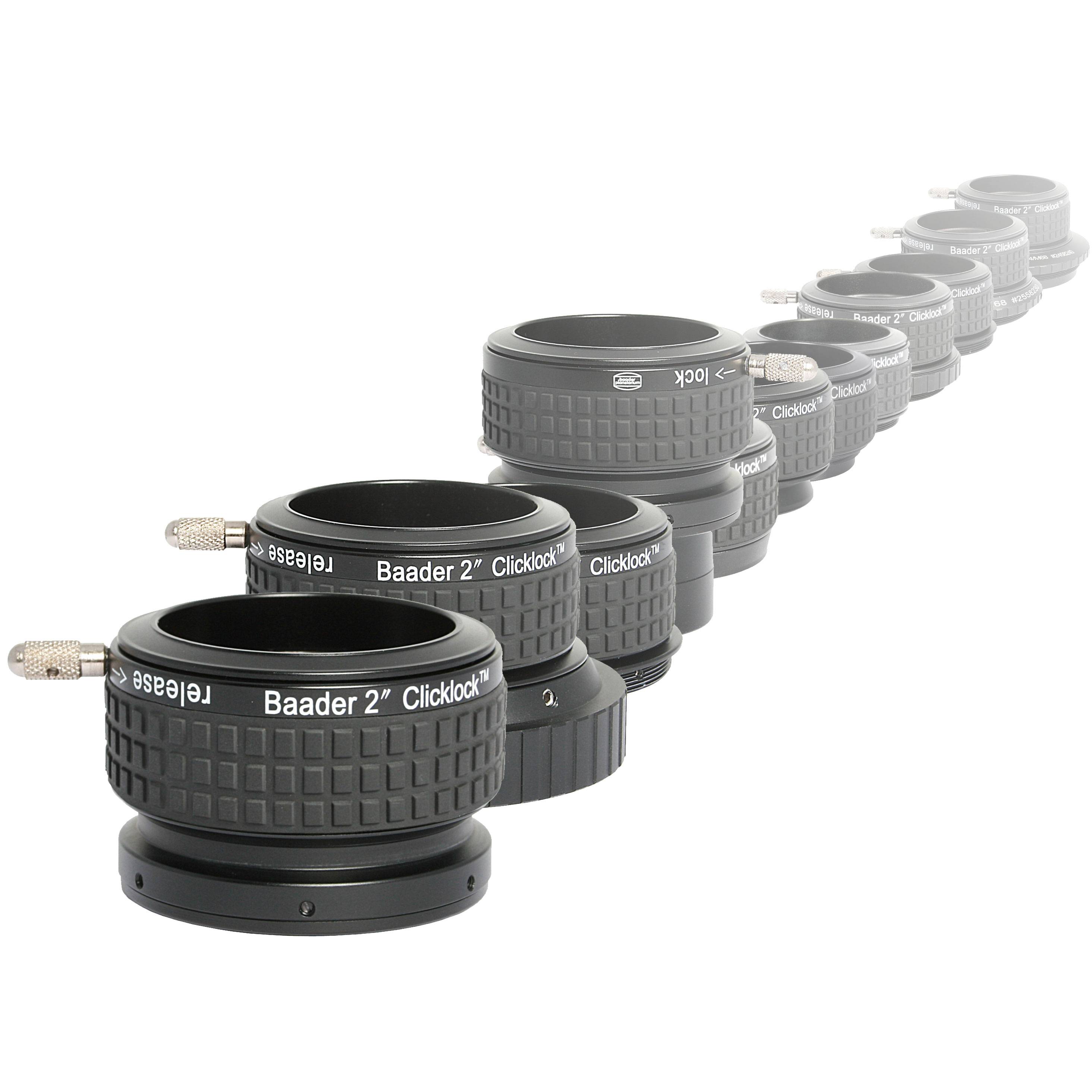 Baader 2" ClickLock eyepiece clamps (from T-2 to 4,1")