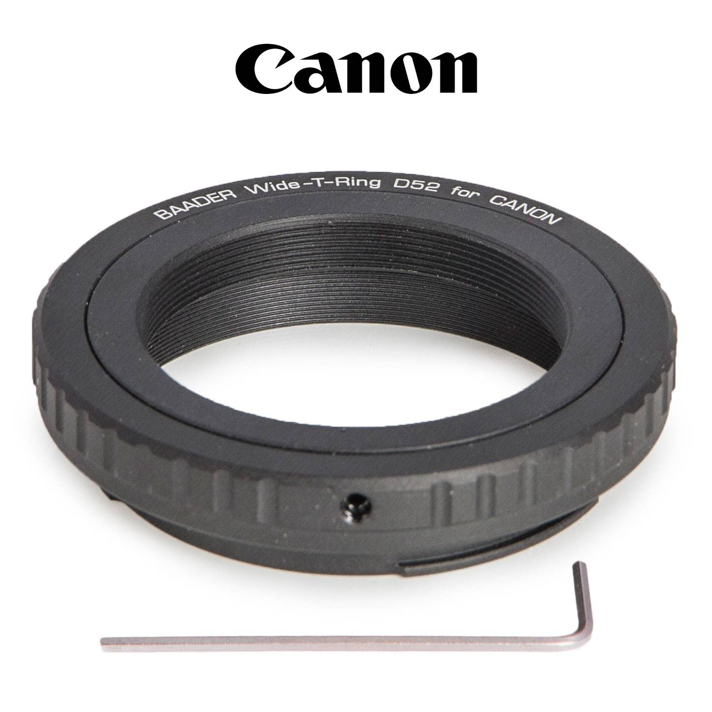 Wide-T-Ring Canon with D52 to T-2i