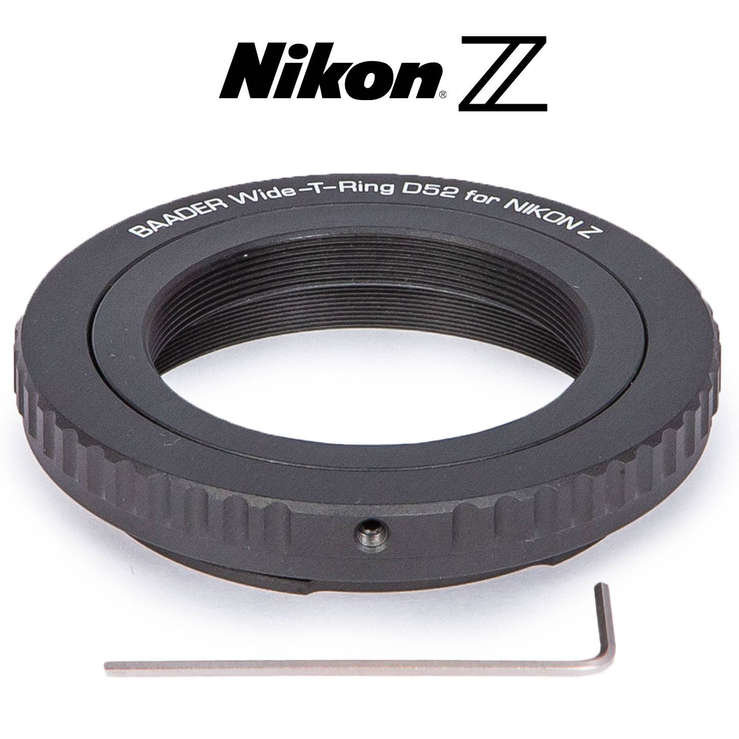Wide-T-Ring Nikon-Z with D52 to T-2i