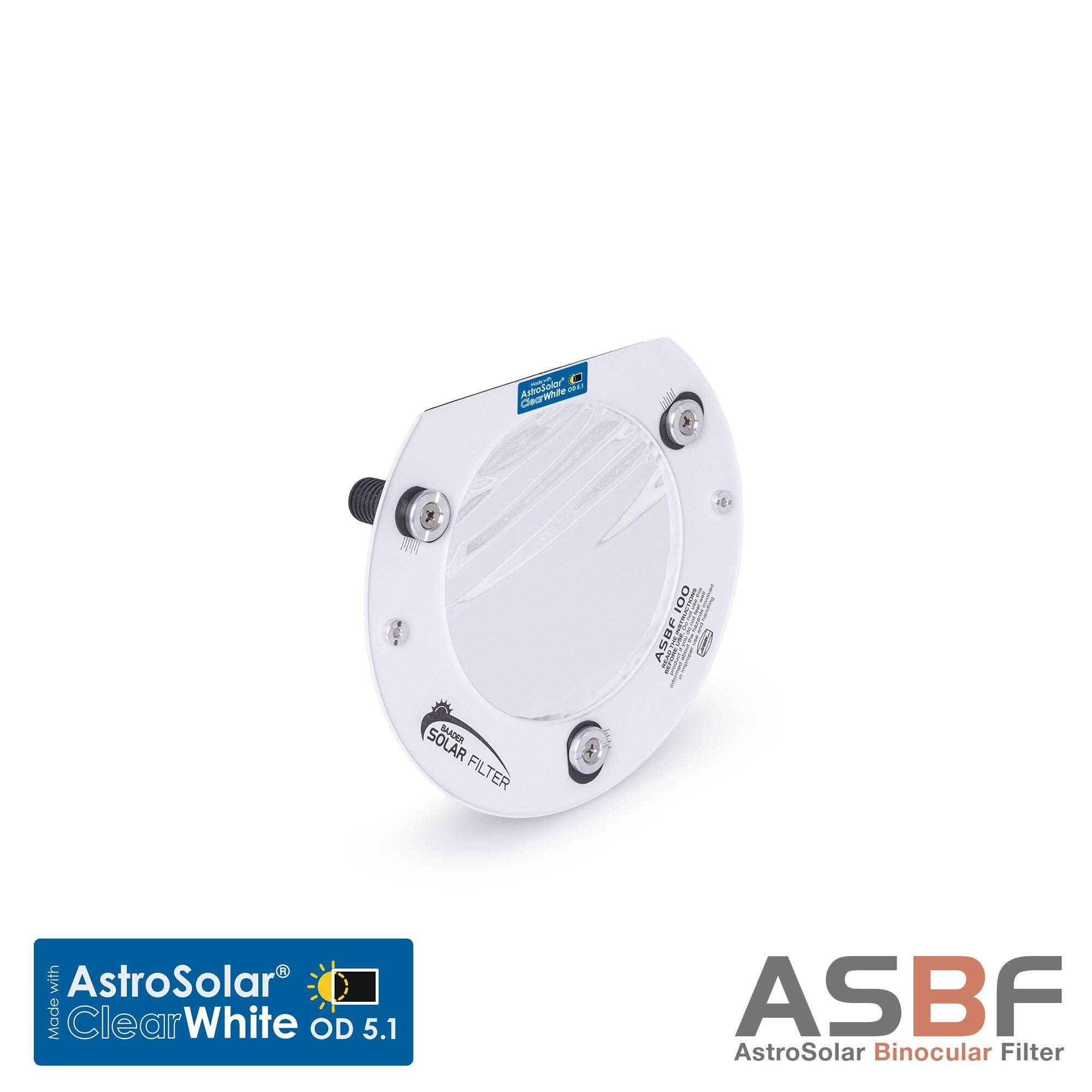 ASBF: AstroSolar® Binocular Filter OD 5.1 – ClearWhite (50mm - 100mm ...