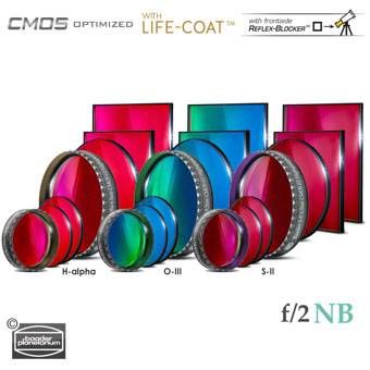 6.5nm f/2 Highspeed-Filtersatz – CMOS-optimiert (H-alpha / O-III / S-II)