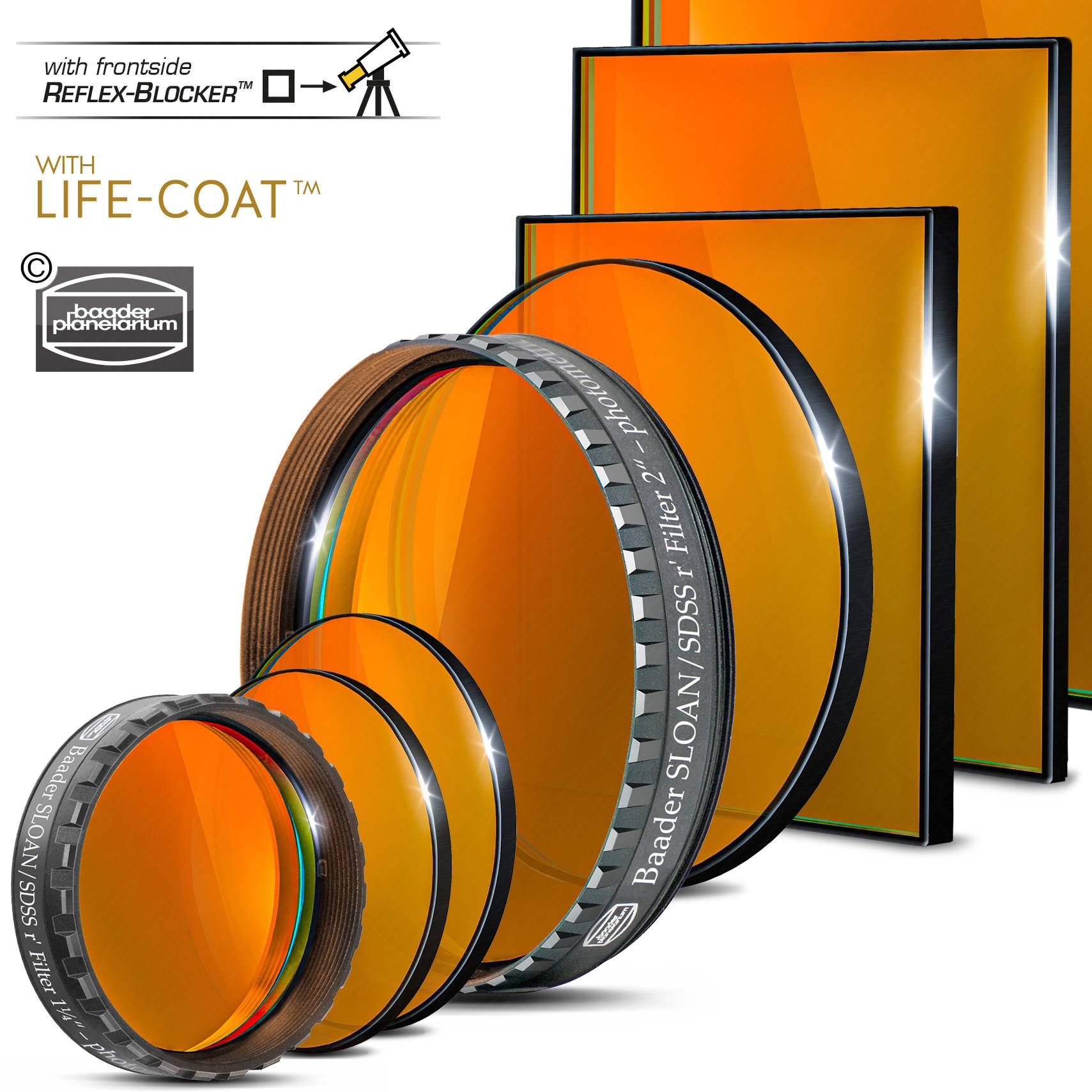 Baader SLOAN/SDSS r'-Filter – photometric