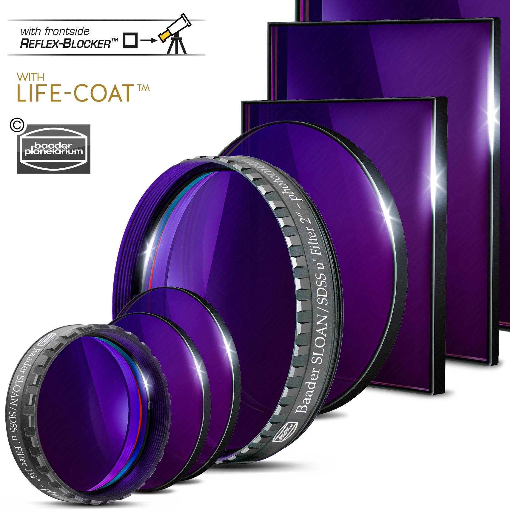 Baader SLOAN/SDSS u'-Filter – photometric