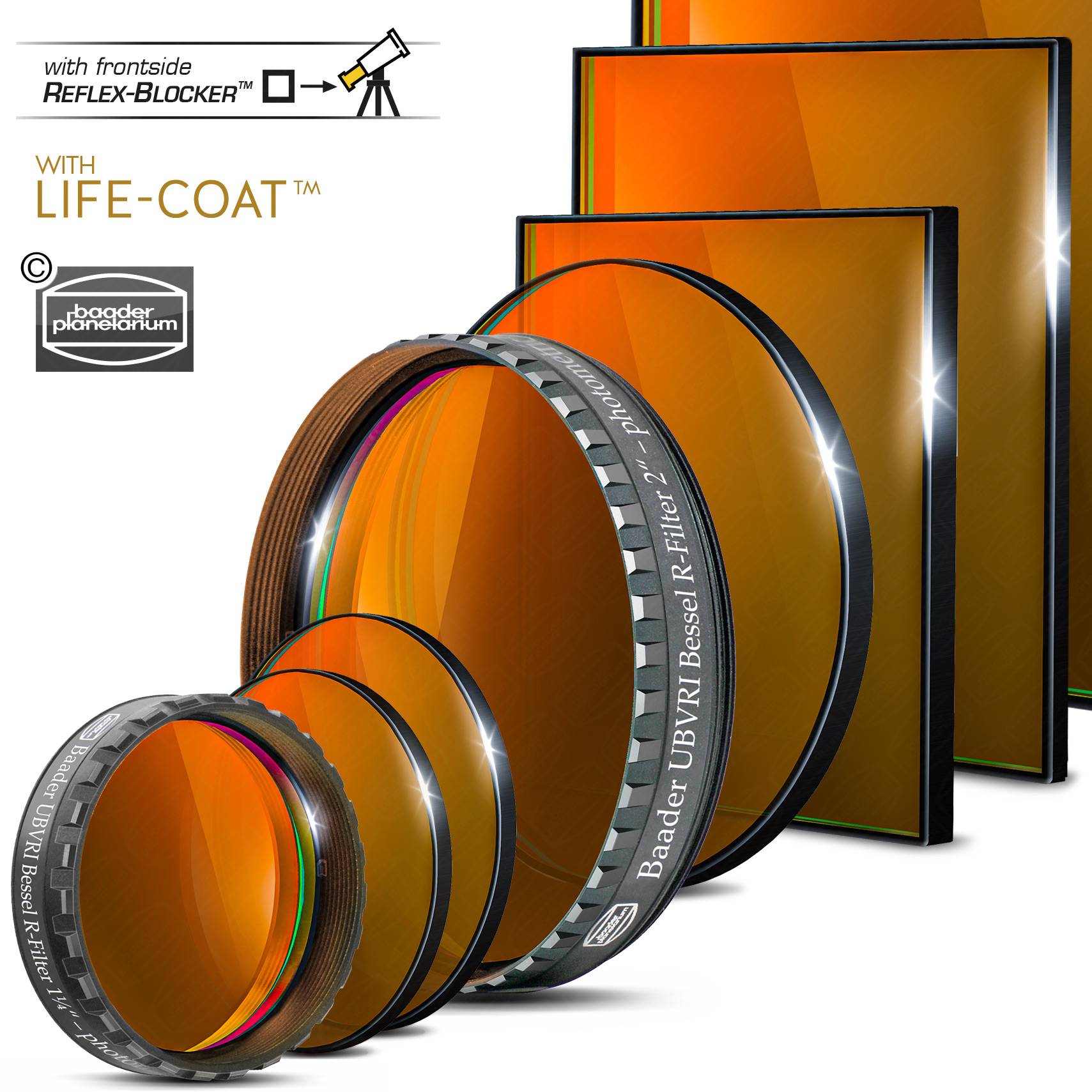 Baader UBVRI Bessel R-Filter – photometric