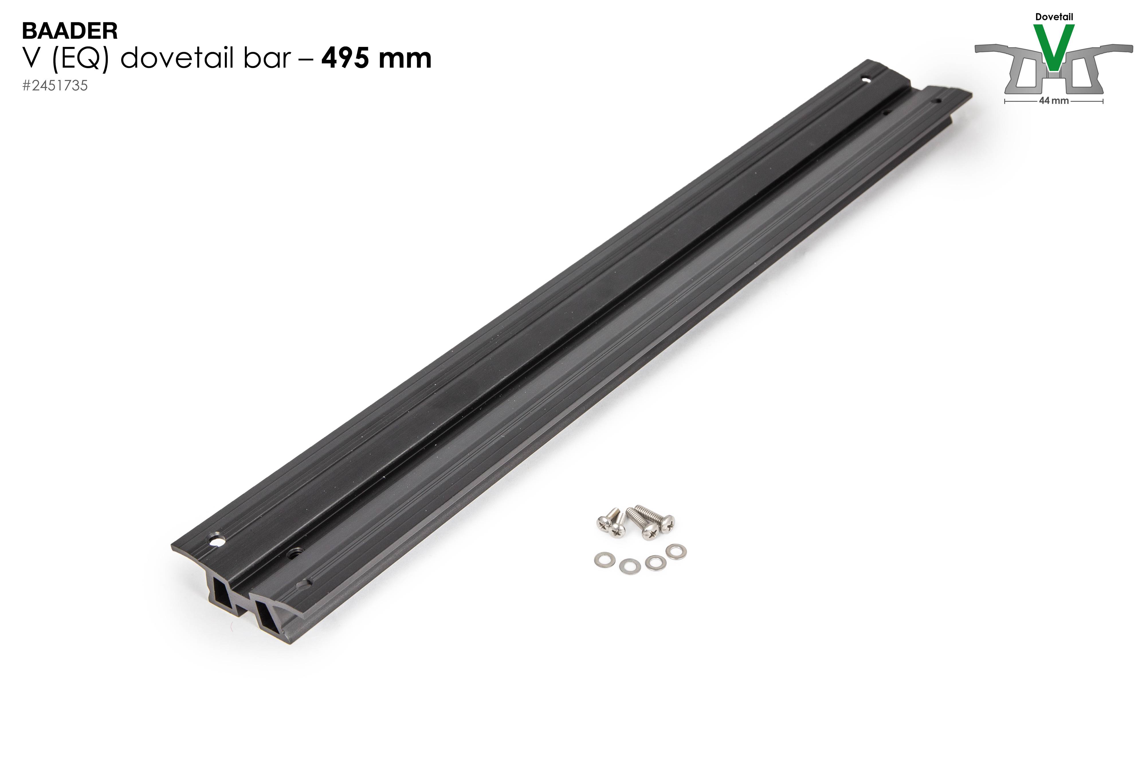 Dovetail Bar V, 495mm (19,5") – for Celestron RASA 8" 